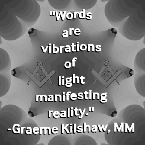 Words Are Vibrations Of Light Manifesting Reality